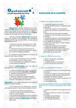 Brochure d'Opaconsult©